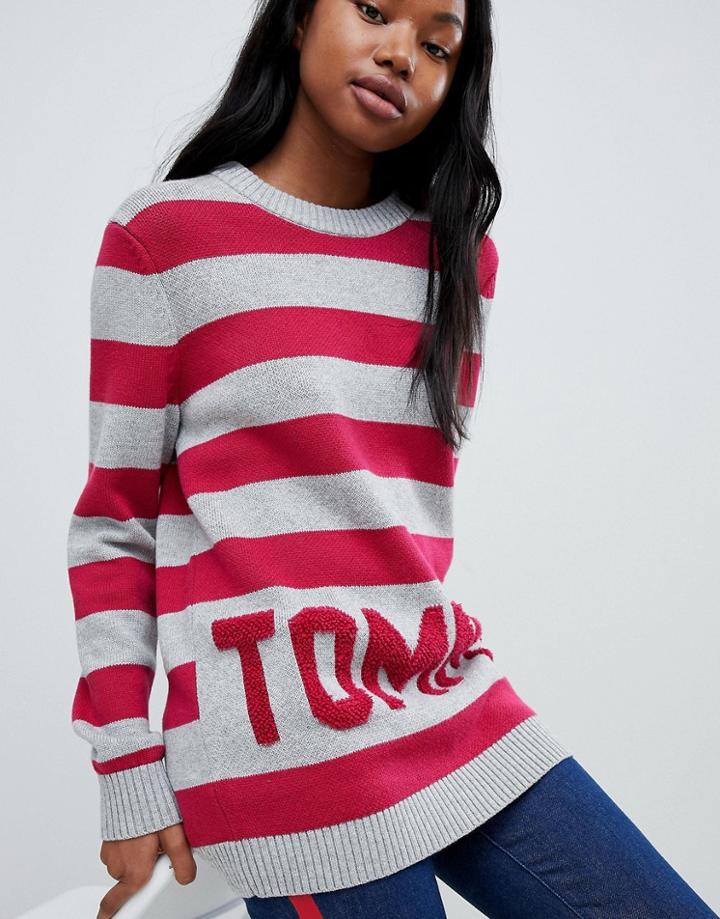 Tommy Hilfiger Stripe Knit Sweater - Multi