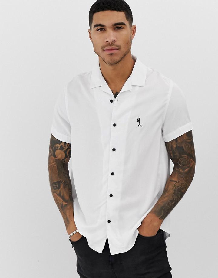 Religion Revere Collar Shirt In White - White