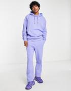 Asos Design Straight Leg Sweatpants In Blue - Part Of A Set