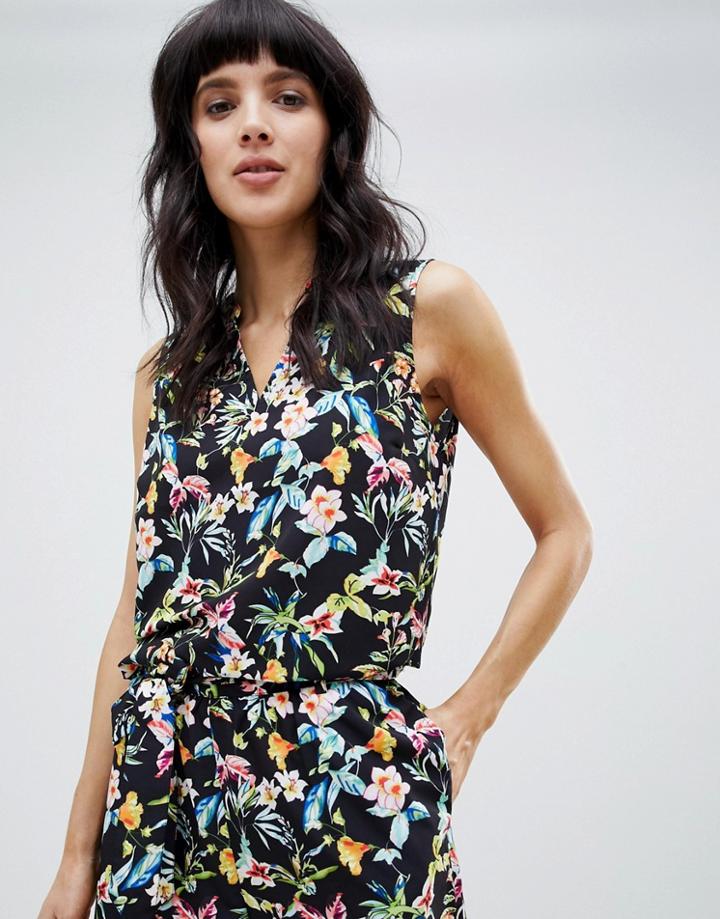 Vero Moda Floral Sleeveless Top - Multi