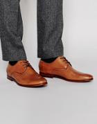 Aldo Hermosthere Leather Derby Shoes - Tan
