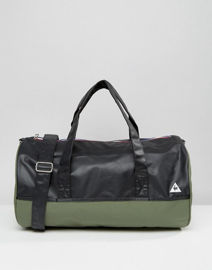 Le Coq Sportif Khaki Weekend Barrel Bag - Multi
