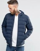 The North Face La Paz Hooded Down Jacket In Navy - Navy