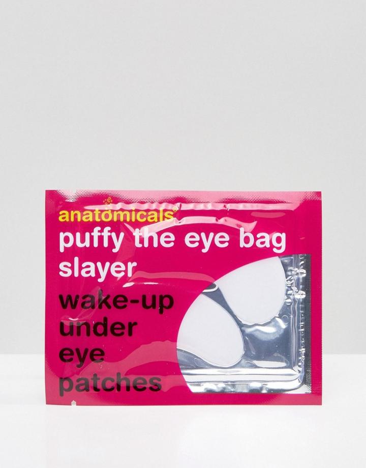 Anatomicals Puffy The Eye Bag Slayer Wake-up Under Eye Patches - Clear