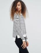 Mbym Stripe High Neck Sweater - Multi