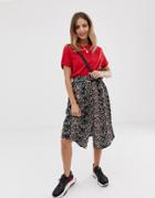 Brave Soul Avaa Midi Skirt - Black