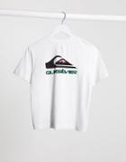 Quiksilver Standard Cropped T-shirt In White
