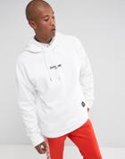 Sixth June Oversized Hoodie In White With Logo - White