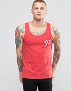 Playground Logo Tank - Red