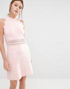 Ted Baker Natleah Knitted Mini Dress - Pink