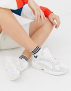 Adidas Originals Yung'1 Sneakers In Off White - White