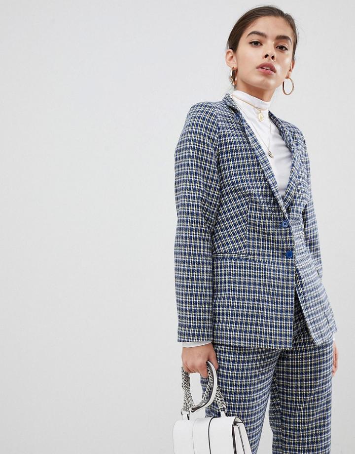 Unique21 Tailored Checked Blazer - Multi