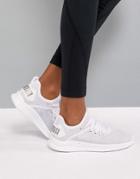 Puma Running Ignite Flash Evoknit Sneakers In White - White