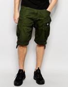 G-star Cargo Shorts Rovic Loose Fit With Belt In Sage Green