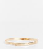 Asos Design Curve Bangle Bracelet In Minimal Design In Gold Tone
