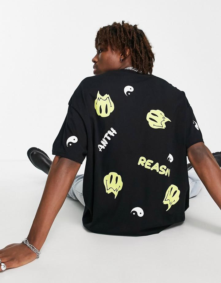 Another Reason Smile T-shirt In Black
