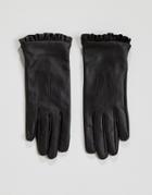 Oasis Ruffle Glove - Black