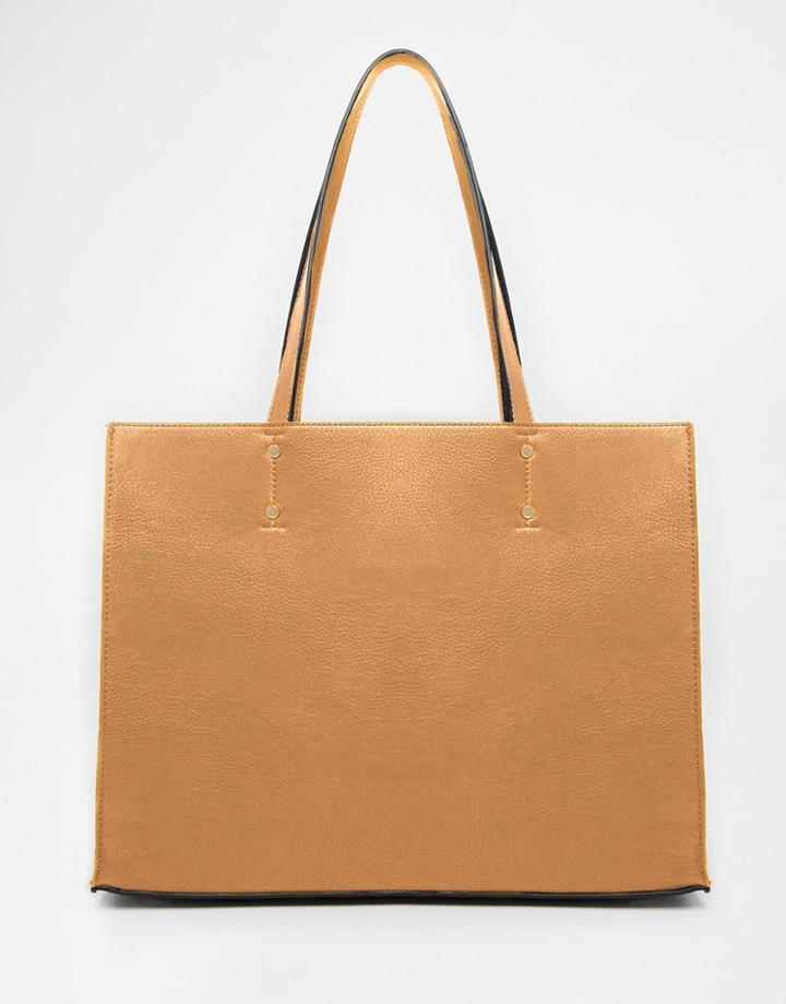 Oasis Tote Bag With Removable Inner - Camel