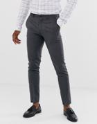 Jack & Jones Premium Super Slim Fit Stretch Suit Pants In Gray