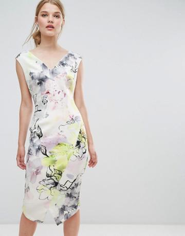 Coast Mirabeau Printed Scuba Shift Dress - Multi