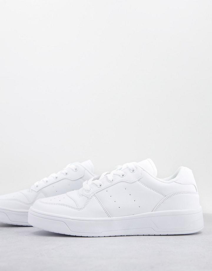 Truffle Collection Lace Up Sneakers In White Mix-multi