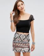 Wyldr Highly Strung Crop Top - Black