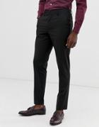 Asos Design Slim Suit Pants In Black