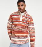 Columbia Steens Mountain Print Fleece In Red Exclusive At Asos