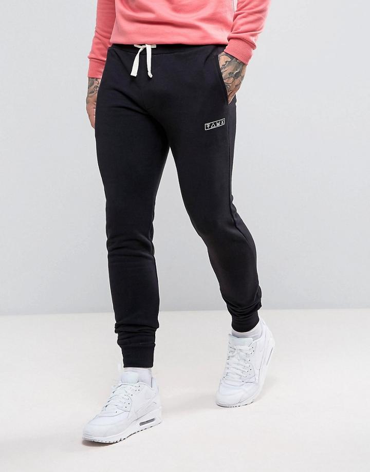 Friend Or Faux Heap Slim Fit Joggers - Black