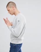 North Sails Patch Logo Sweatshirt In Gray - Gray