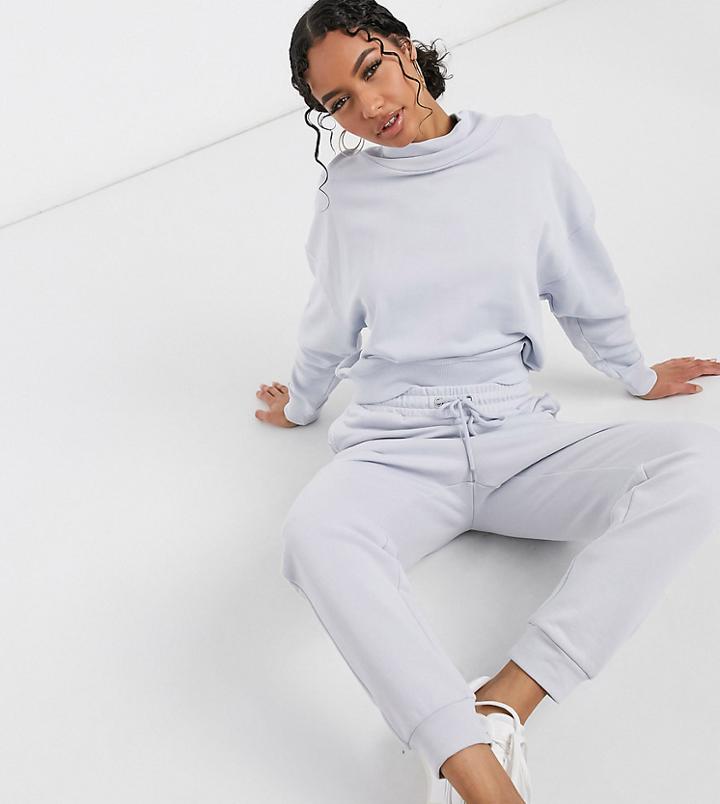 Lindex Exclusive Jo Organic Cotton Fleece Sweatpants In Blue