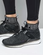 Puma Ignite Evoknit Fade Sneakers In Black 18989501 - Black