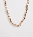 New Look Bamboo Effect Chain Necklace In Gold