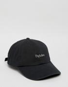 Asos Baseball Cap In Black With Unfollow Embroidery - Black
