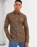Le Breve Slim Fit Checked Shirt-yellow