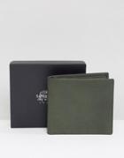 Saville Row Bifold Leather Wallet - Green