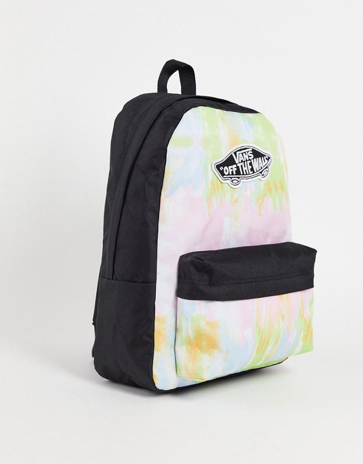 Vans Realm Backpack In Tie Dye-multi