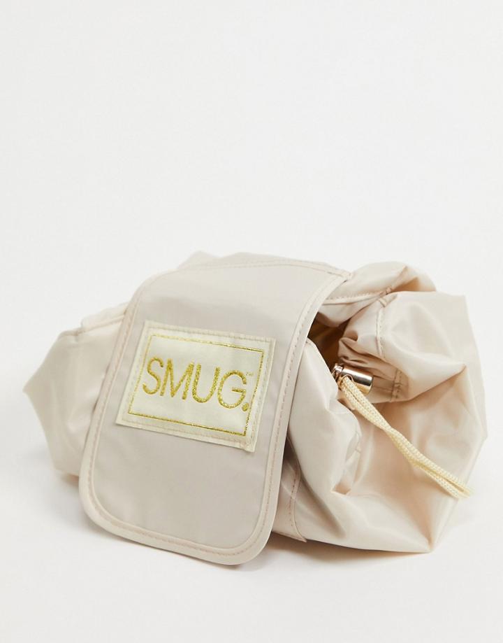 Smug Flat Lay Washable Makeup Bag-white