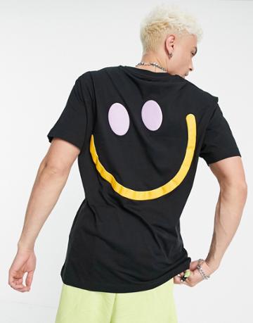 Crooked Tongues Smile T-shirt In Black