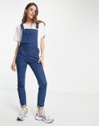 Dr Denim Ira Overalls In Blue