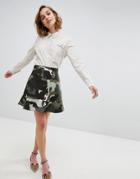 Paul & Joe Sister Camo Cat Mini Skirt - Multi
