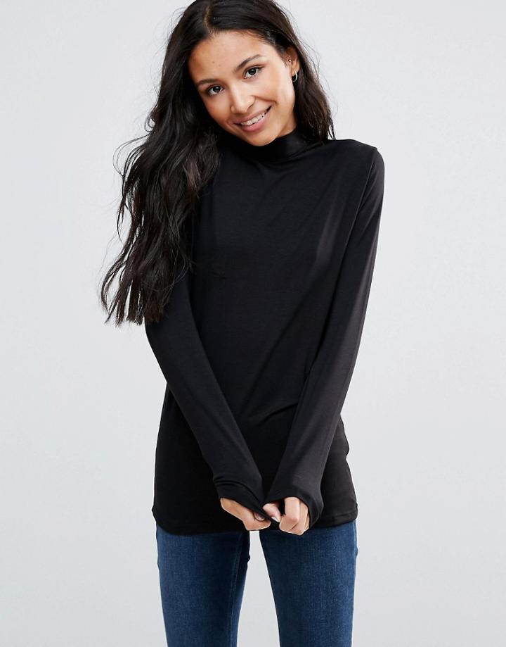 B.young Long Sleeve Top - Black
