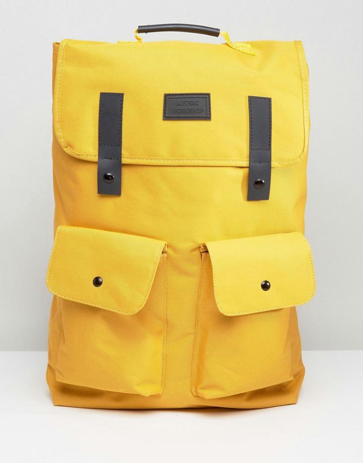 Artsac Workshop Twin Pocket Backpack - Tan
