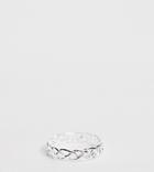 Asos Design Curve Sterling Silver Ring In Twist Design