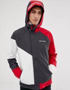 Columbia Windell Park Jacket In Red/black - Red