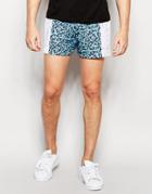 Wasted Youth Contrast Stripe Shorts - White