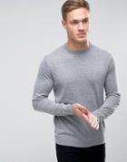 Only & Sons Fine Knit Sweater - Gray