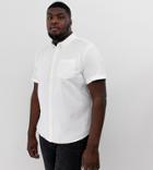 New Look Plus Regular Fit Oxford Shirt In White - White