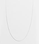 Asos Design Sterling Silver Necklace In 1mm Curb Chain