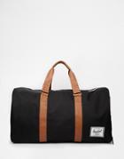 Herschel Supply Co Novel Carryall In Black With Contrast Tan - Black